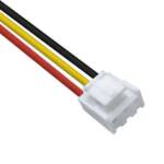 Connector JST-VH met clip slot 3.96mm pitch 3-pin female met 50cm kabel 20AWG